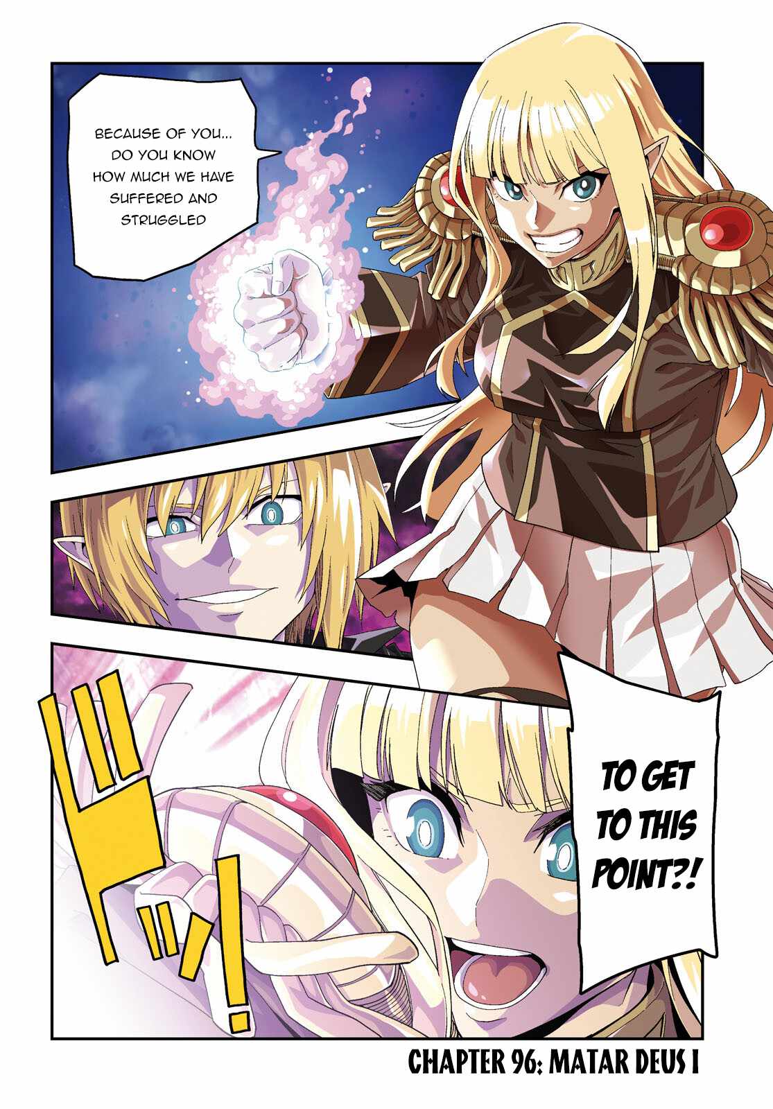 Konjiki No Moji Tsukai – Yuusha Yonin Ni Makikomareta Unique Cheat Chapter 96 - Page 2
