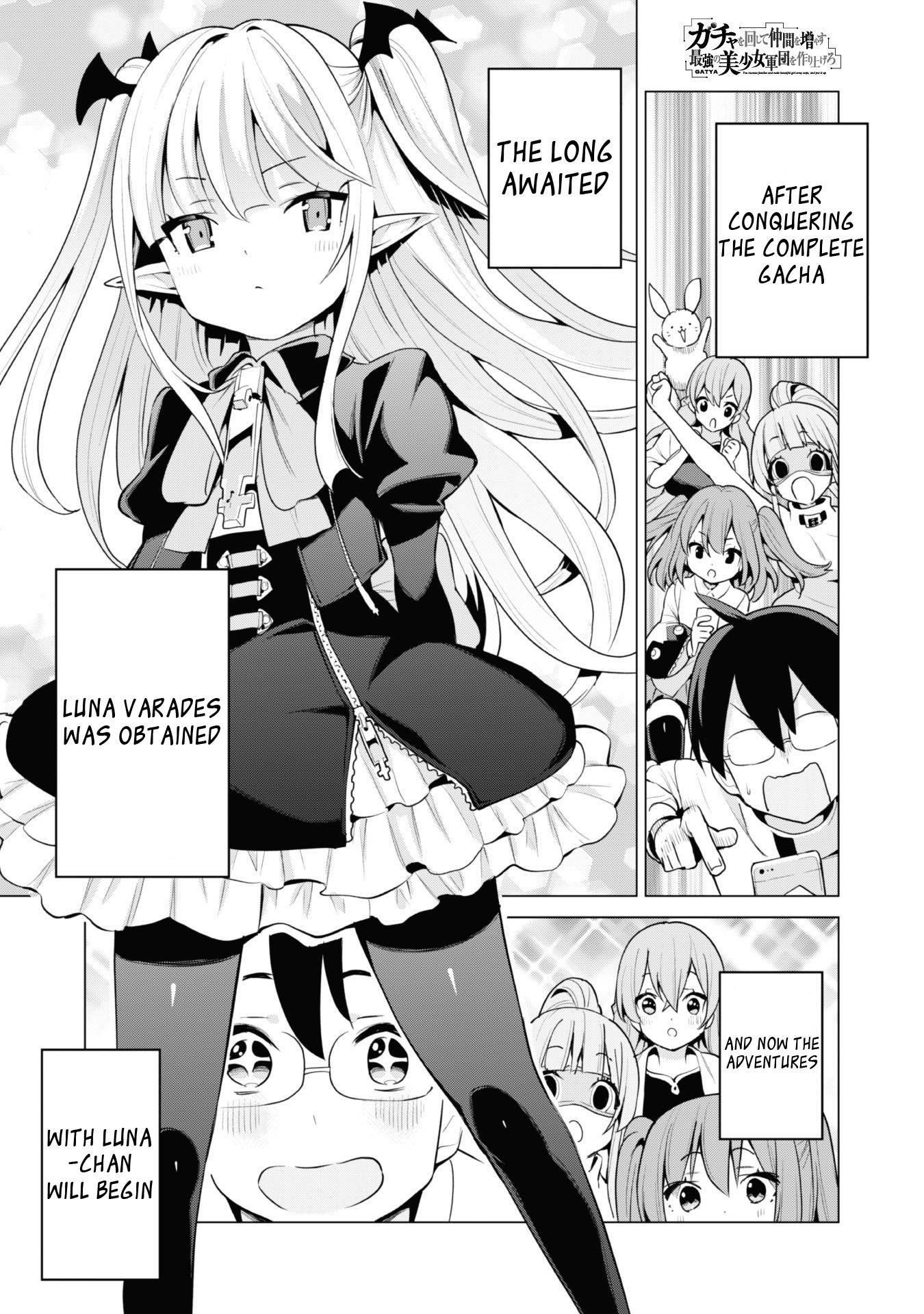 Gacha wo Mawashite Nakama wo Fuyasu: Saikyou no Bishoujo Gundan wo Tsukuriagero Chapter 37 - Page 1