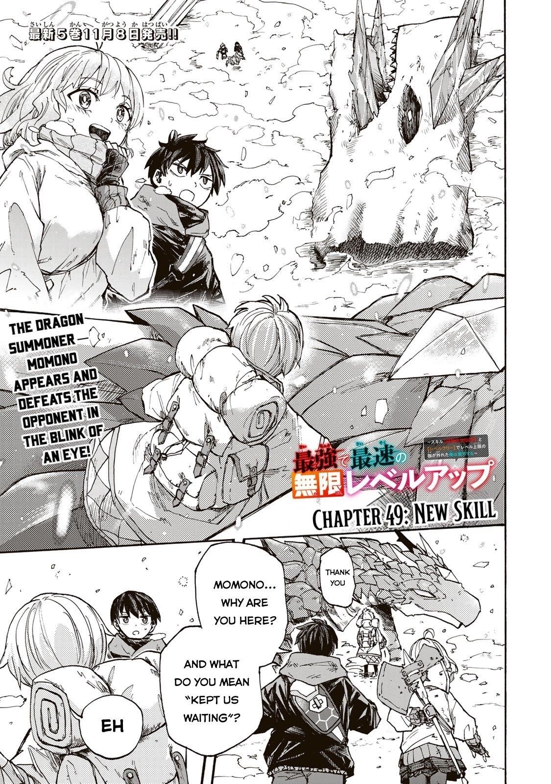 Saikyou de Saisoku no Mugen Level Up Chapter 49 - Page 1