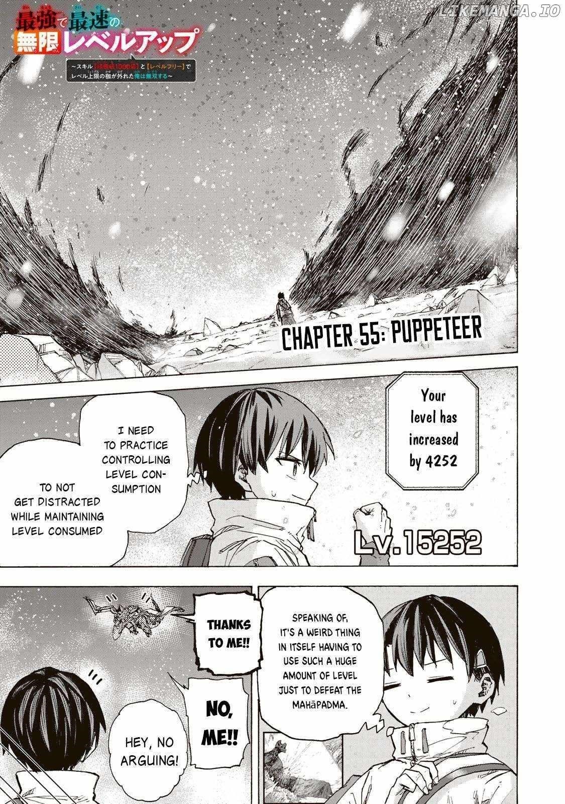 Saikyou de Saisoku no Mugen Level Up Chapter 55 - Page 1