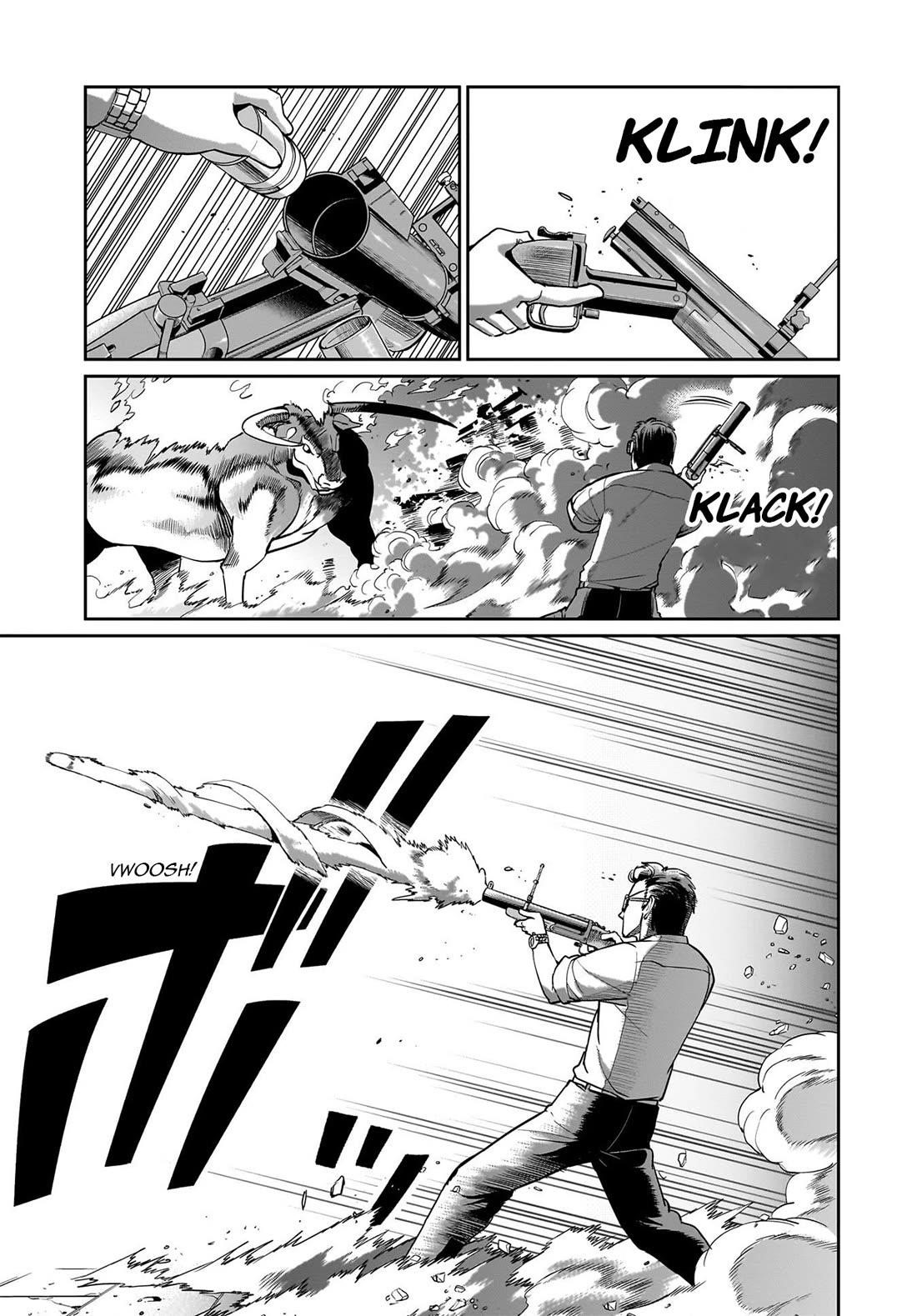 The gunner’s life of a middle-aged man summoned to another world and armed with a rifle: an airsoft addicted salaryman returns to the alternative world after work Chapter 68 - Page 14