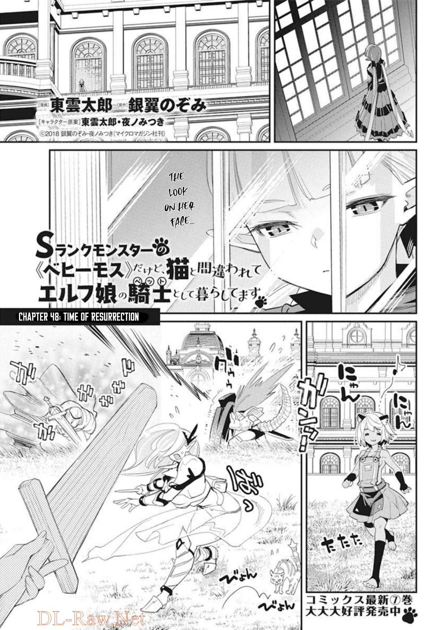 I Am Behemoth Of The S Rank Monster But I Am Mistaken As A Cat And I Live As A Pet Of Elf Girl Chapter 48 - Page 1