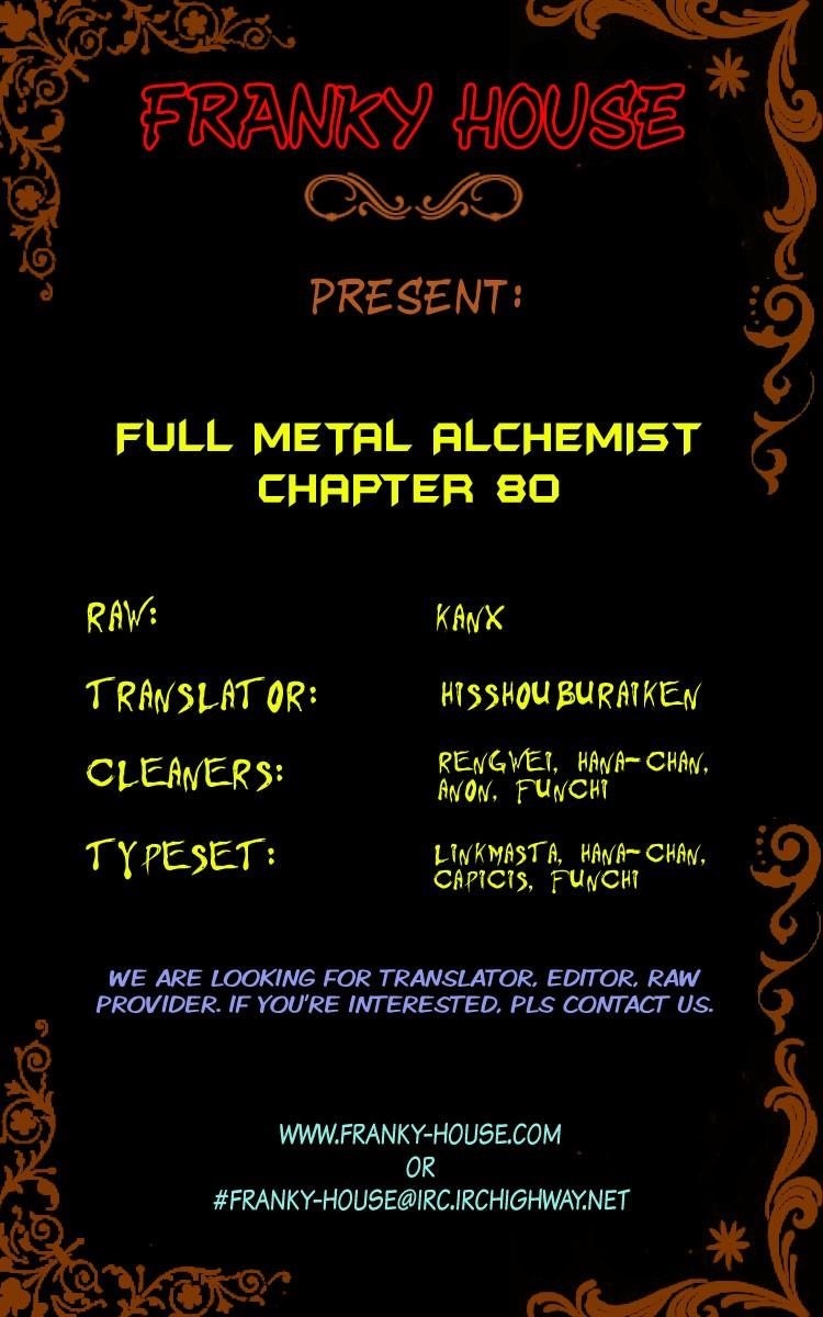 Fullmetal Alchemist Chapter 80 - Page 37