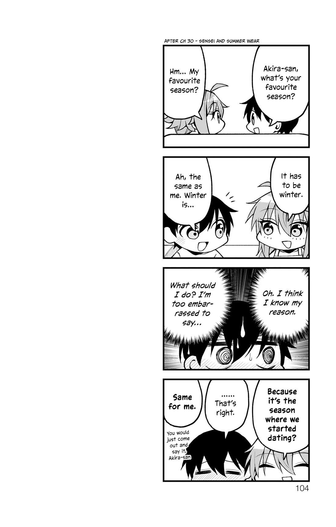 Akanabe-sensei Doesn’t Know about Embarrassment Chapter 35.6 - Page 15