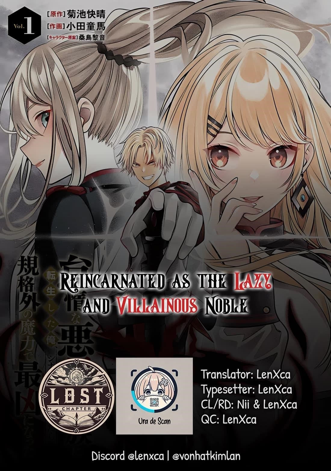 Reincarnated as the Lazy and Villainous Noble, I Broke the Scenario and Became the Most Formidable With Extraordinary Magic Chapter 13 - Page 1