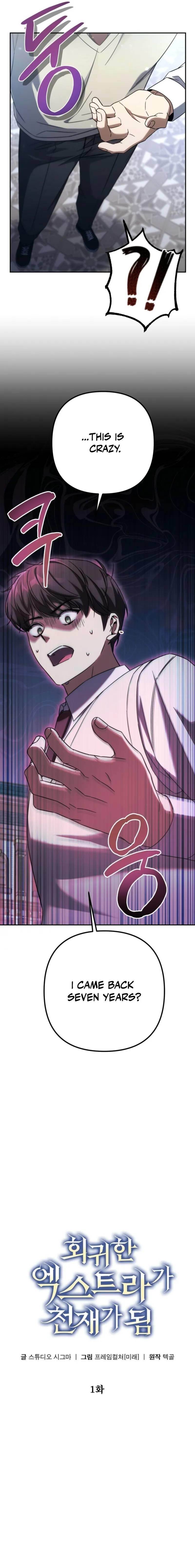 The Regressed Extra Becomes a Genius Chapter 1 - Page 21