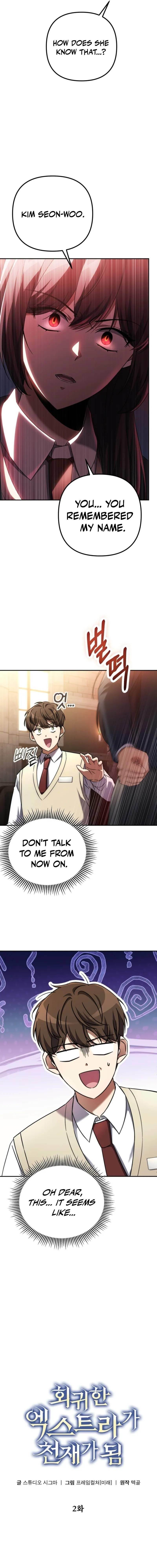 The Regressed Extra Becomes a Genius Chapter 2 - Page 11
