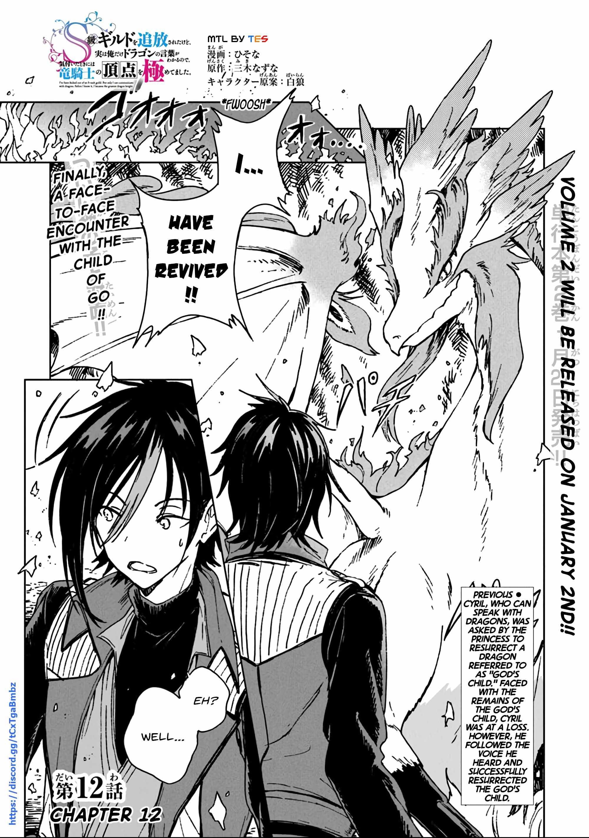 I’ve Been Kicked Out of an S-Rank Guild. But Only I Can Communicate With Dragons. Before I Knew It, I Became the Greatest Dragon Knight Chapter 12 - Page 4