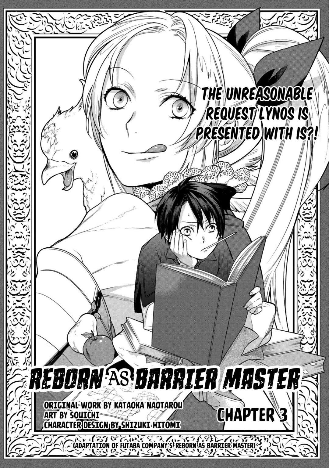 Reincarnation into the Barrier Master Chapter 3 - Page 1