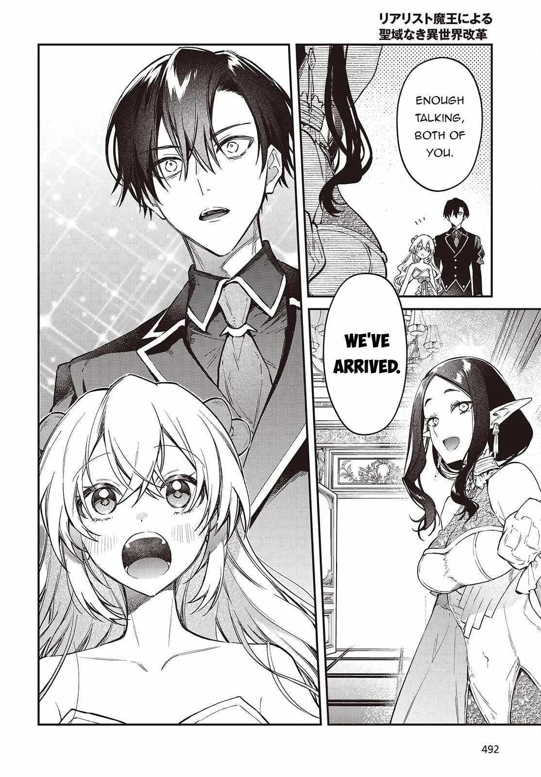 Realist Maou Niyoru Seiiki Naki Isekai Kaikaku Chapter 57 - Page 12
