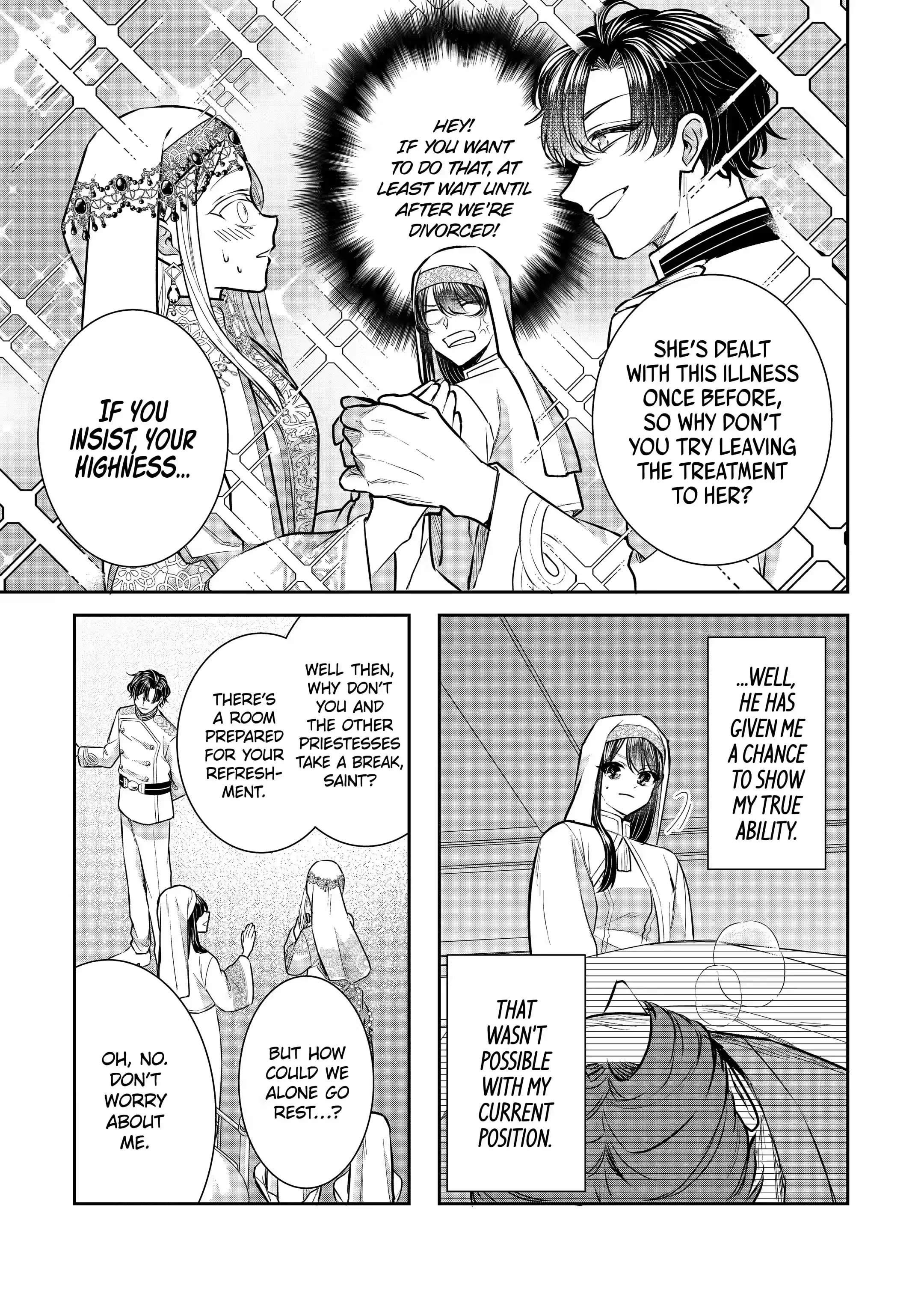 I was summoned to be the Saint, but I was robbed the position, apparently Chapter 20.3 - Page 1