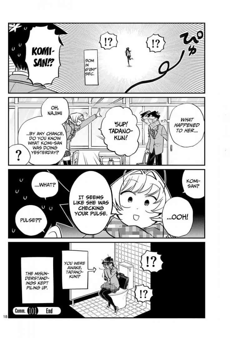 KOMI-SAN WA KOMYUSHOU DESU Chapter 101 - Page 9