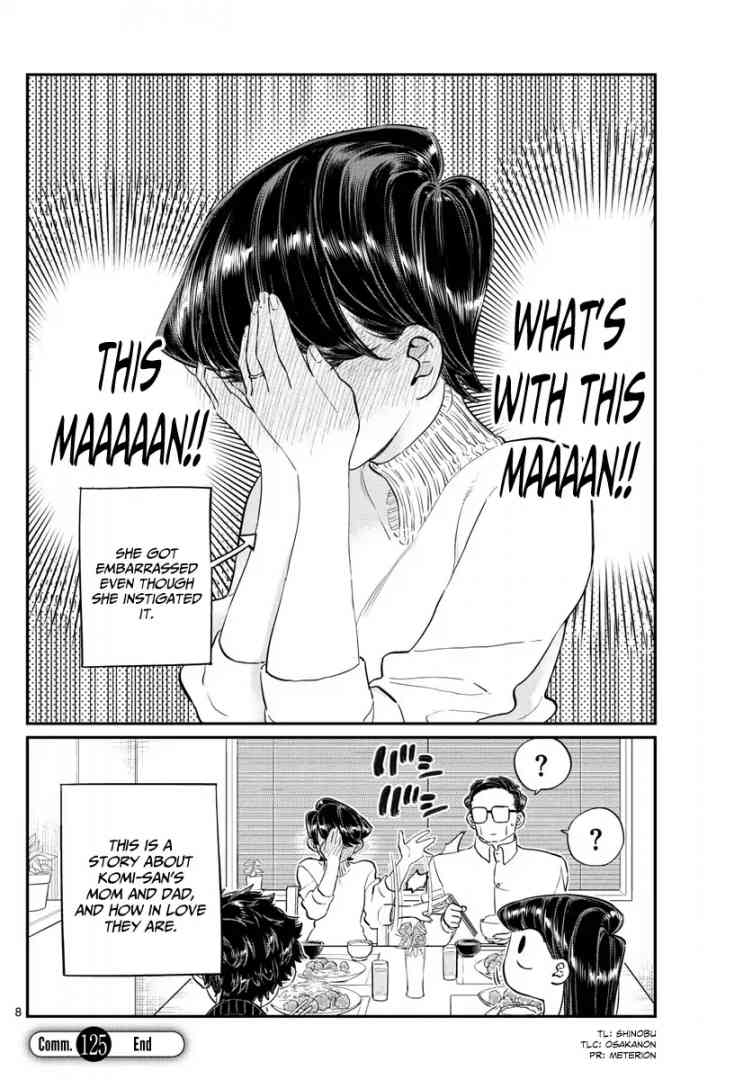 KOMI-SAN WA KOMYUSHOU DESU Chapter 125 - Page 8