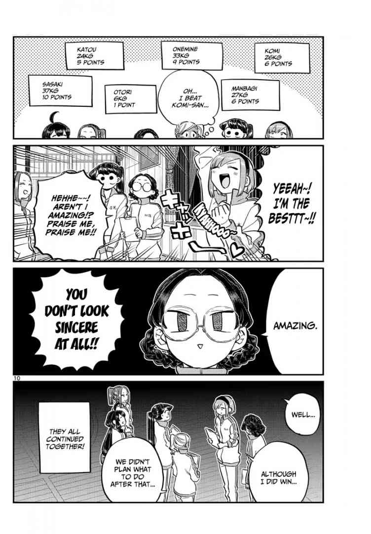 KOMI-SAN WA KOMYUSHOU DESU Chapter 137 - Page 10