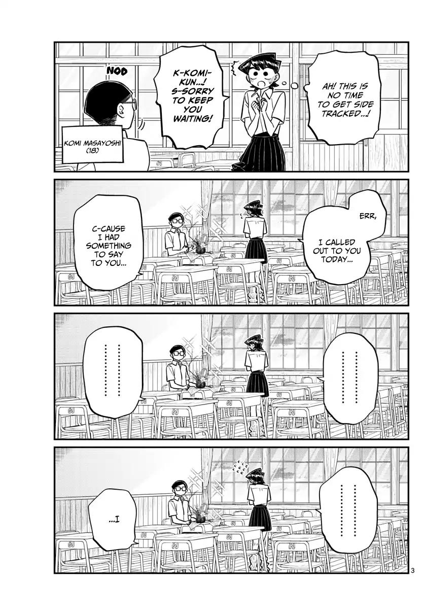KOMI-SAN WA KOMYUSHOU DESU Chapter 153 - Page 3
