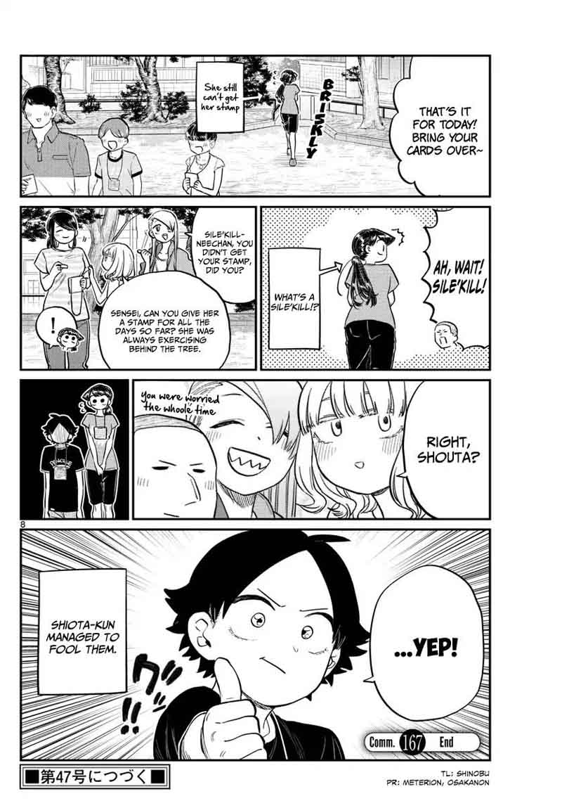 KOMI-SAN WA KOMYUSHOU DESU Chapter 167 - Page 8