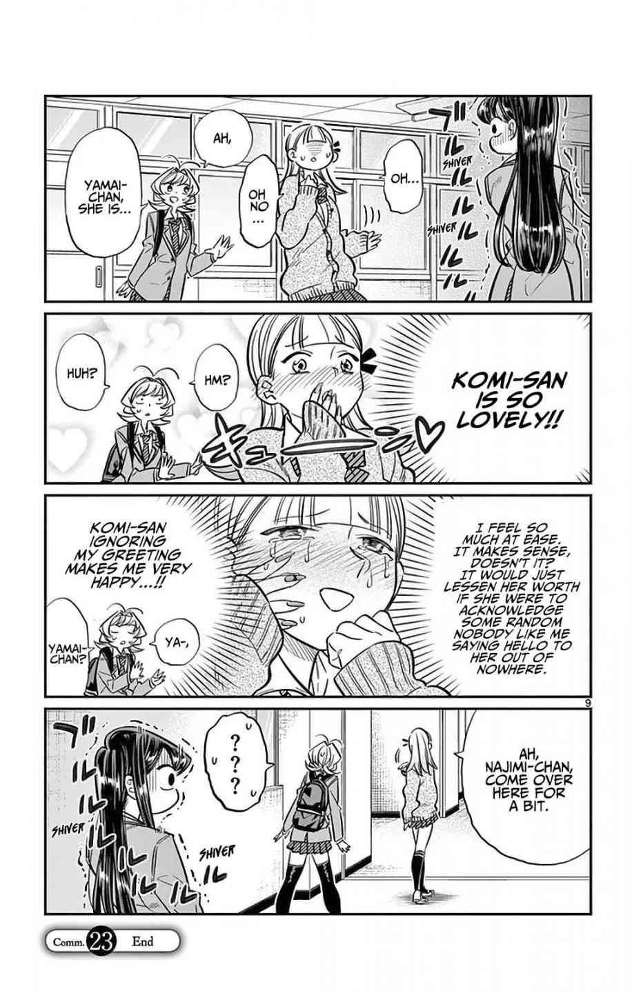 KOMI-SAN WA KOMYUSHOU DESU Chapter 23 - Page 9