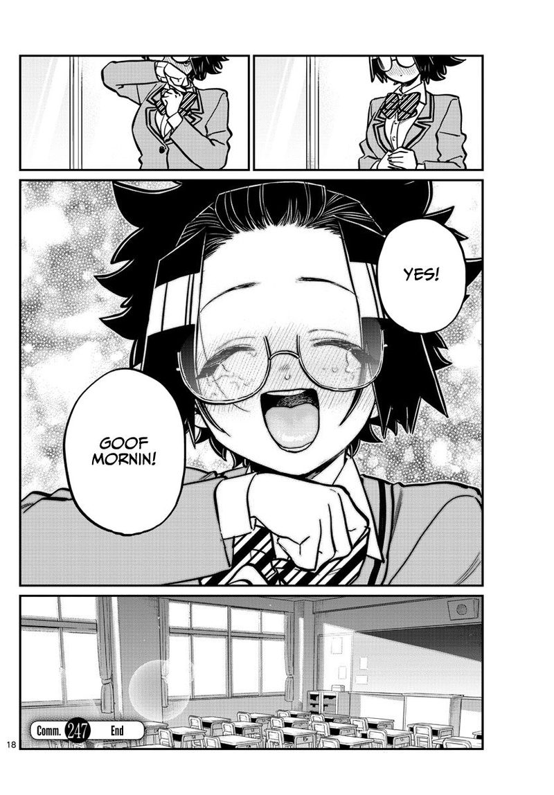 KOMI-SAN WA KOMYUSHOU DESU Chapter 247 - Page 18