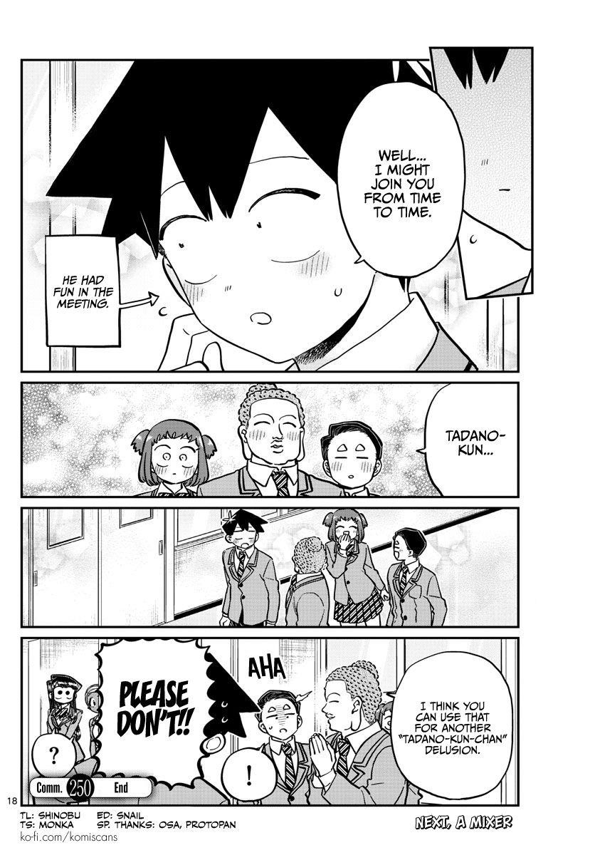 KOMI-SAN WA KOMYUSHOU DESU Chapter 250 - Page 18