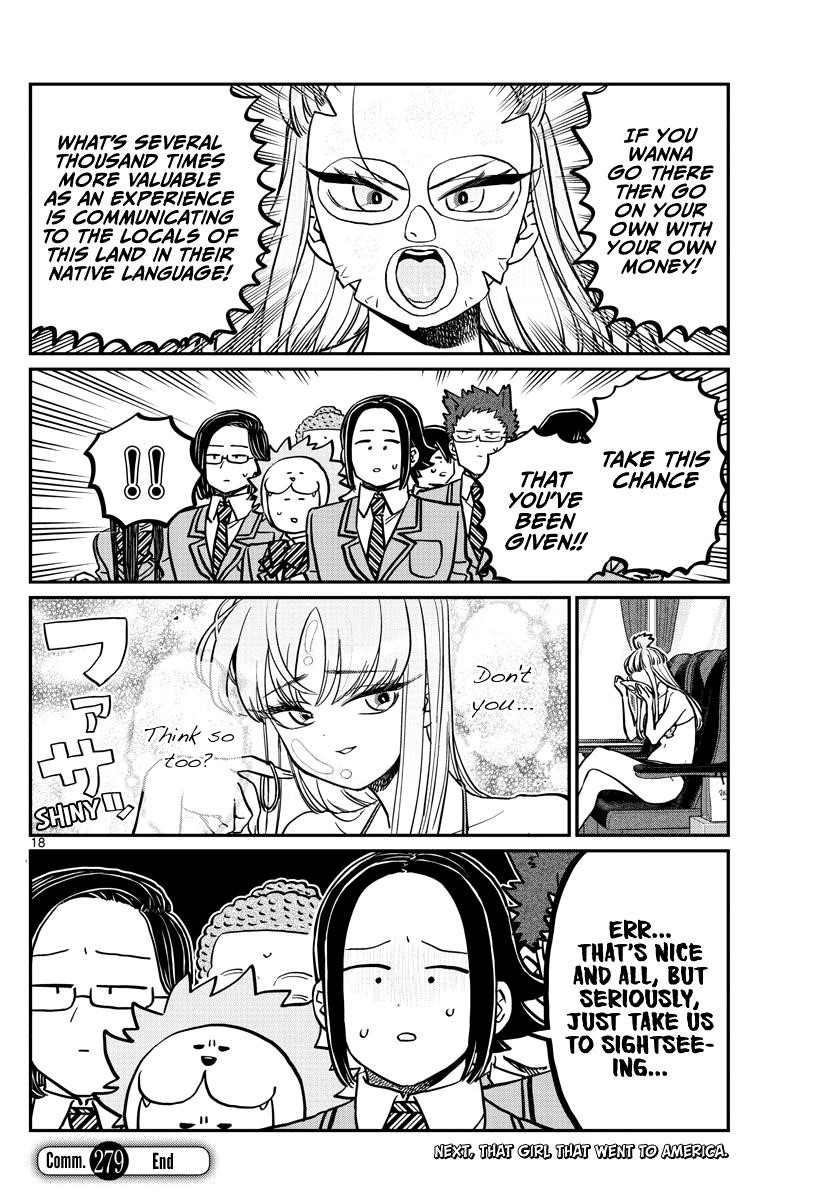 KOMI-SAN WA KOMYUSHOU DESU Chapter 279 - Page 18