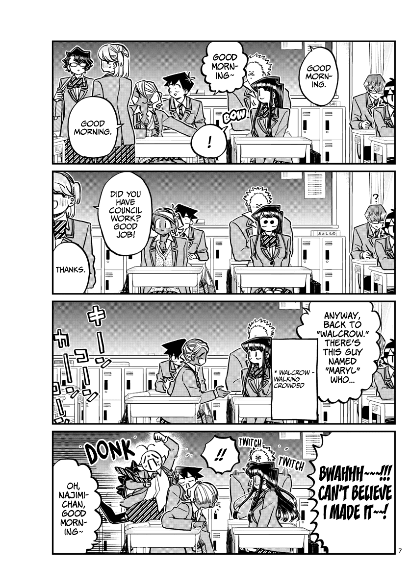 KOMI-SAN WA KOMYUSHOU DESU Chapter 298 - Page 7
