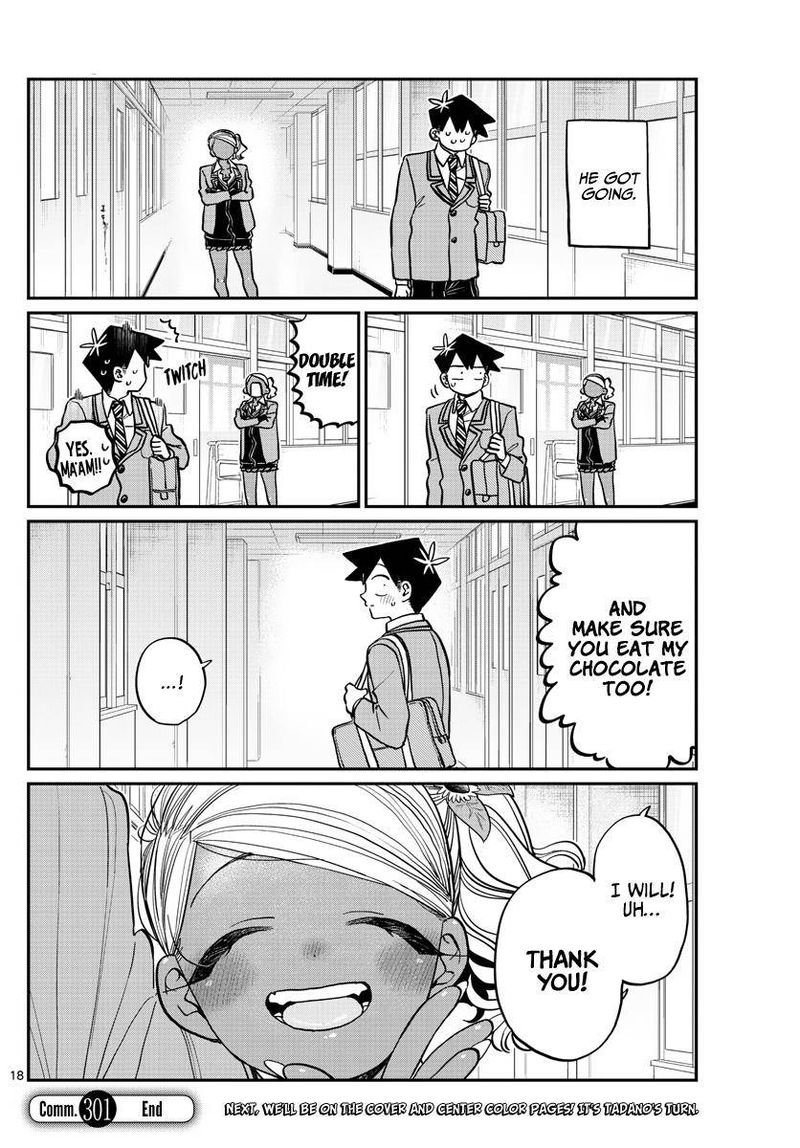 KOMI-SAN WA KOMYUSHOU DESU Chapter 301 - Page 18