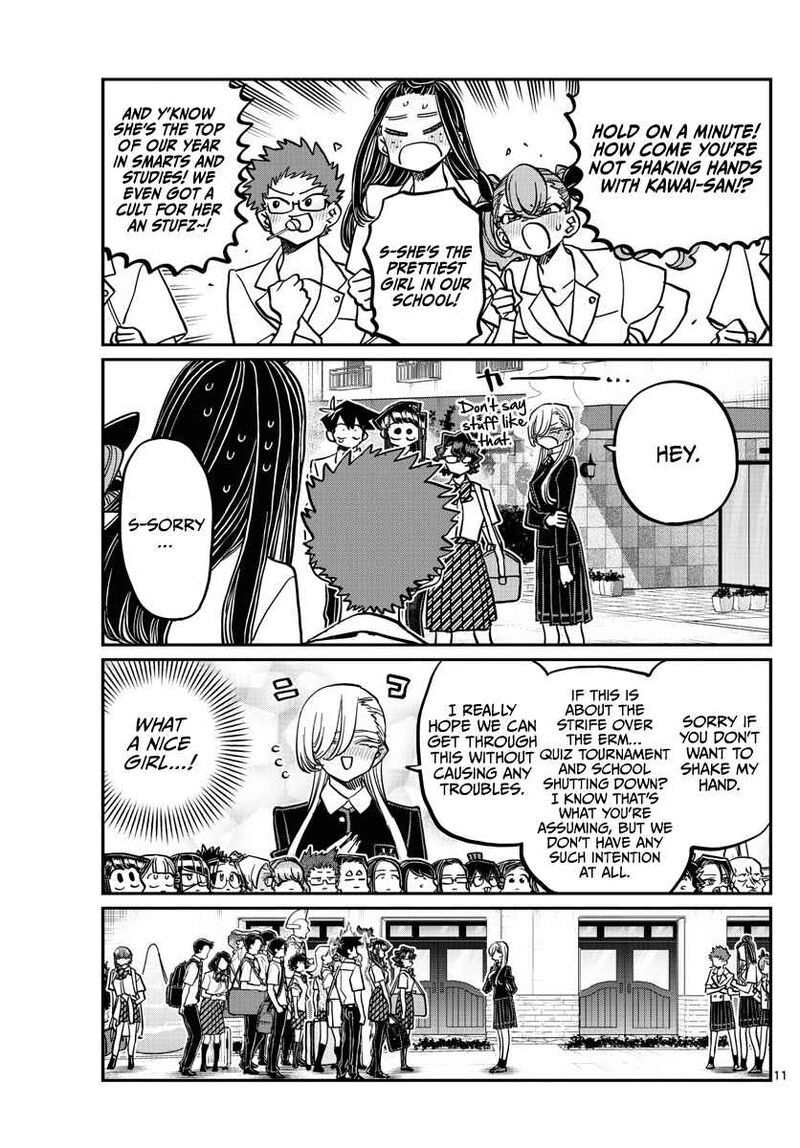 KOMI-SAN WA KOMYUSHOU DESU Chapter 377 - Page 11