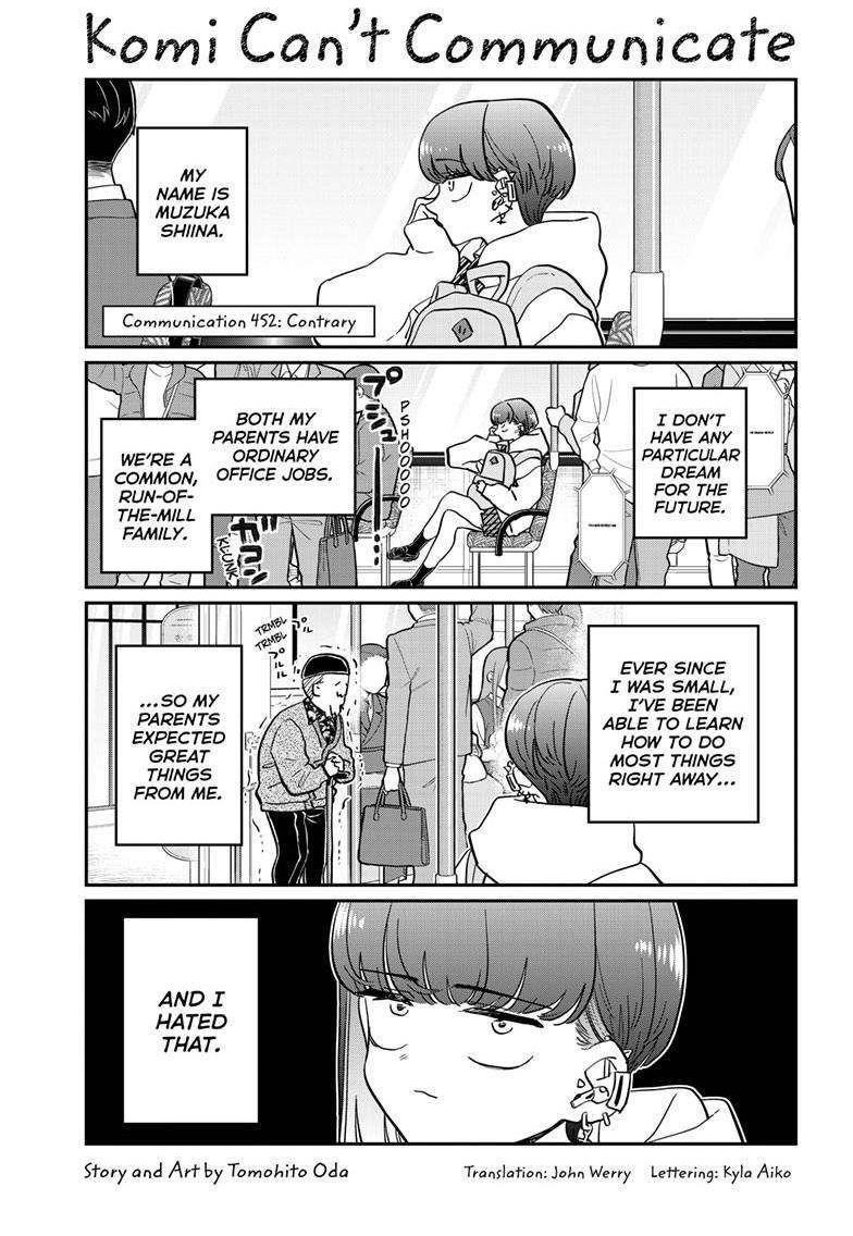 KOMI-SAN WA KOMYUSHOU DESU Chapter 452 - Page 1
