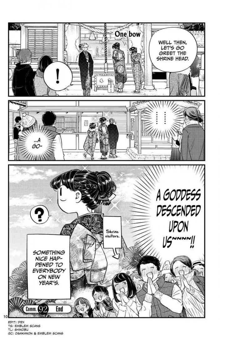 KOMI-SAN WA KOMYUSHOU DESU Chapter 92 - Page 10